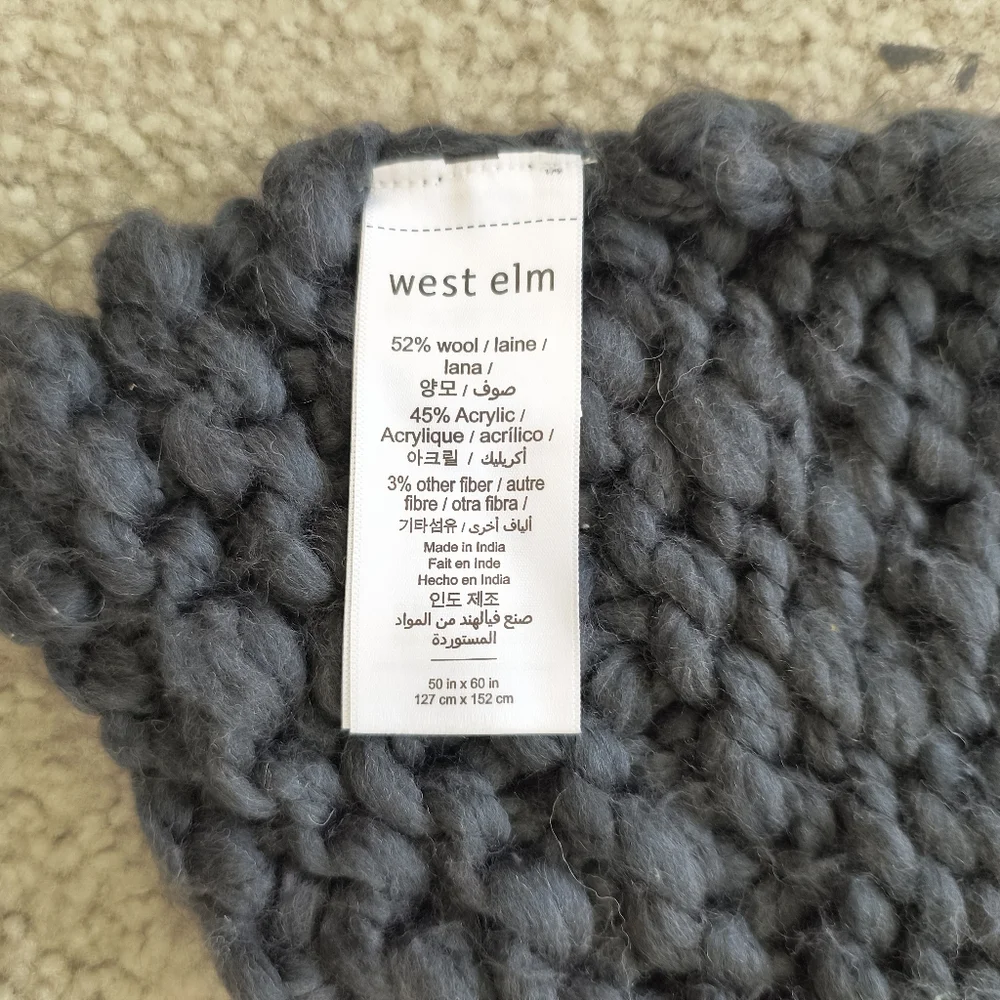 West Elm Throw Blanket
